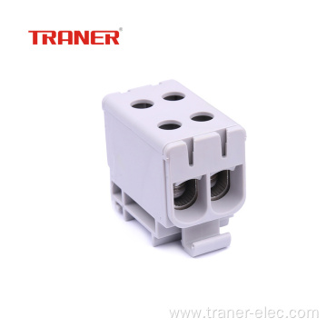 50mm2 2 Ways Aluminum/Copper Grey Universal Terminal Block